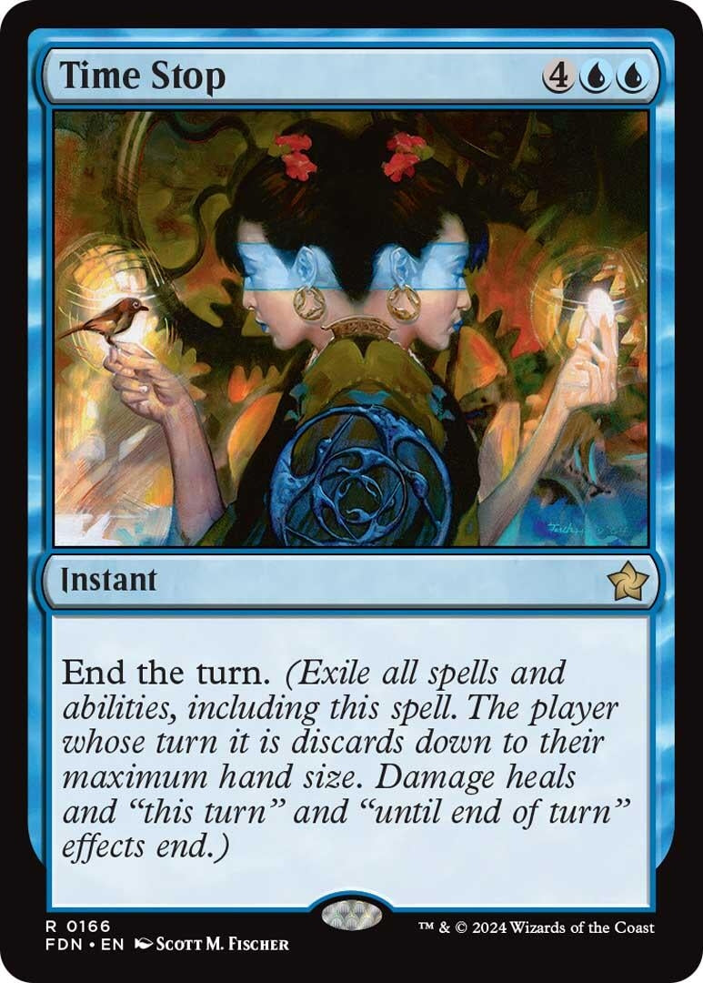 Image for Time Stop (166) (Foil) (Foundations) - Magic: The Gathering