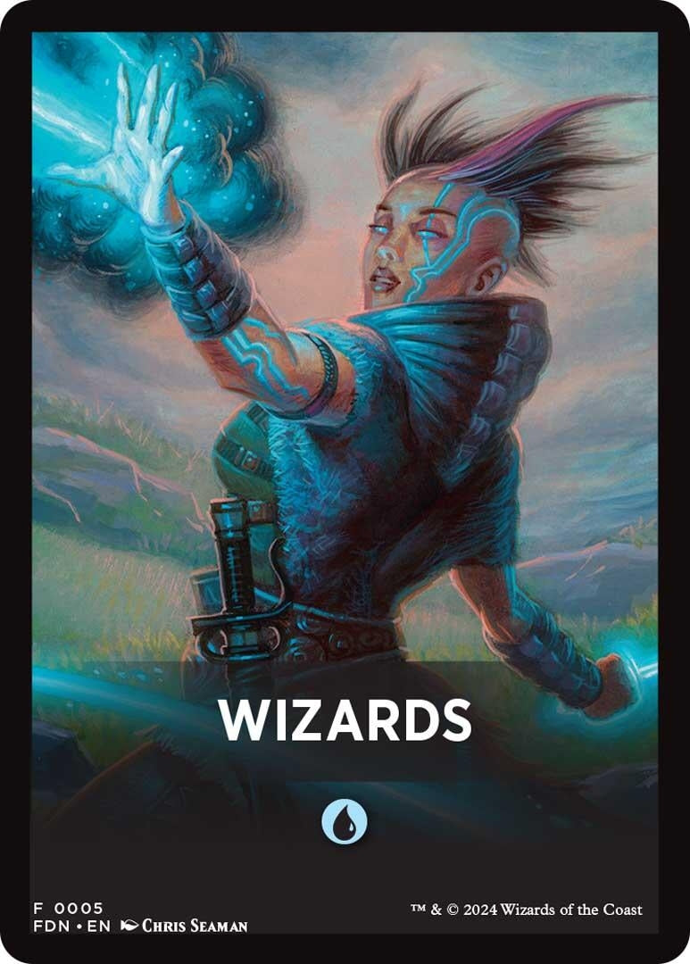 Image for Wizards Theme Card (5) (Foundations) - Magic: The Gathering