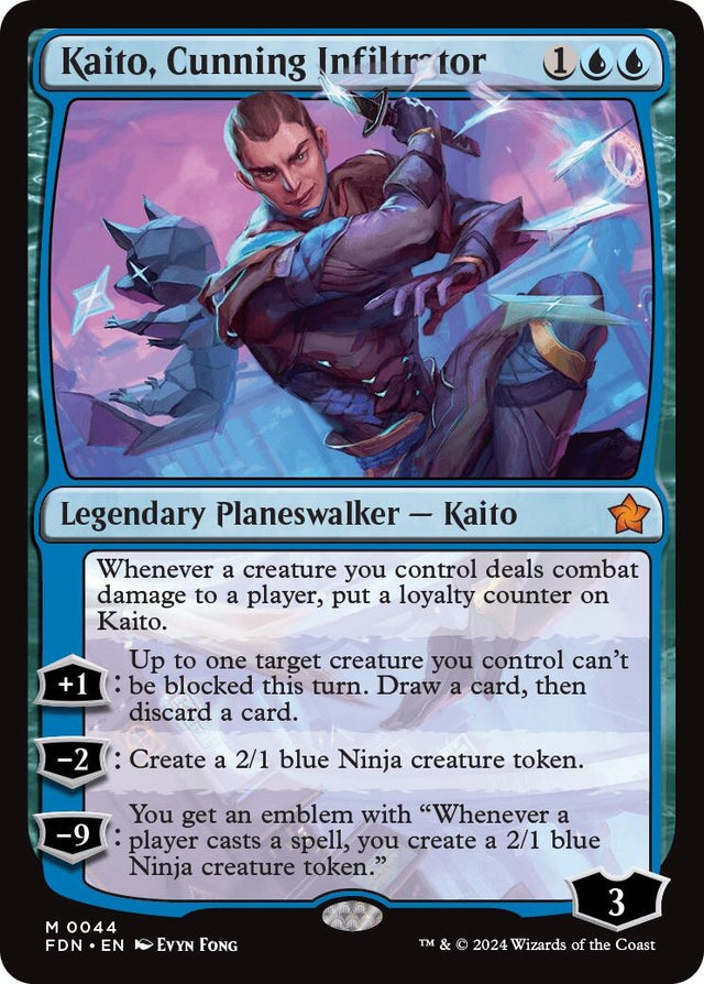 Image for Kaito, Cunning Infiltrator (44) (Foundations) - Magic: The Gathering