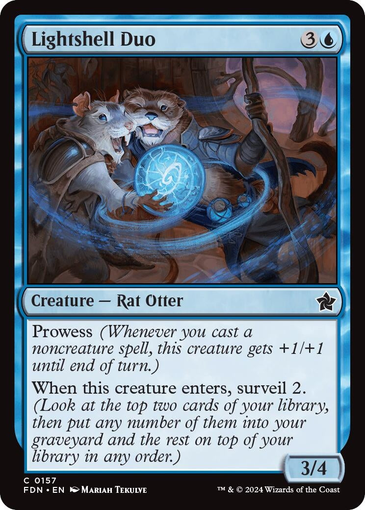 Image for Lightshell Duo (157) (Foil) (Foundations) - Magic: The Gathering