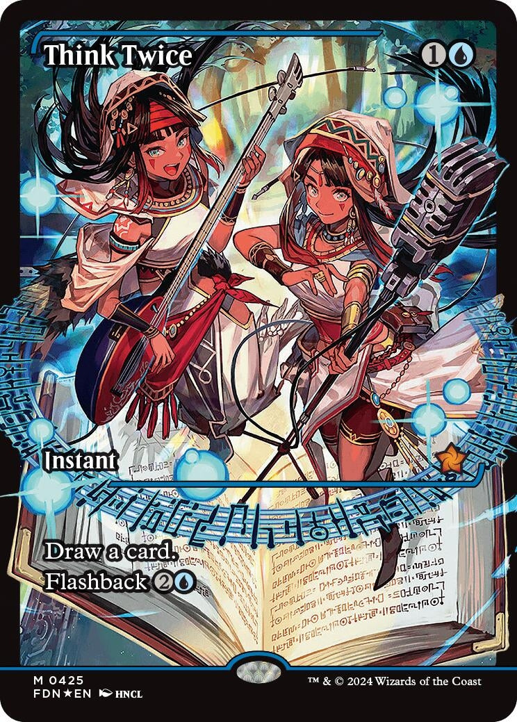 Image for Think Twice (Showcase) (425) (Foil) (Foundations) - Magic: The Gathering