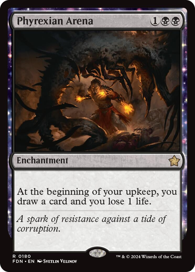 Image for Phyrexian Arena (180) (Foil) (Foundations) - Magic: The Gathering