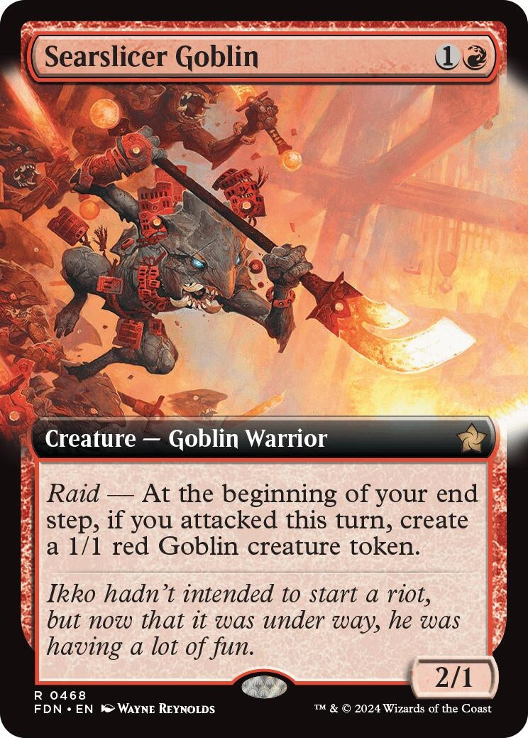 Image for Searslicer Goblin (Extended Art) (468) (Foundations) - Magic: The Gathering