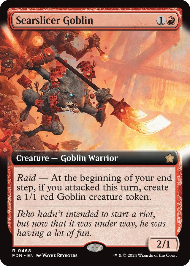 Image for Searslicer Goblin (Extended Art) (468) (Foundations) - Magic: The Gathering