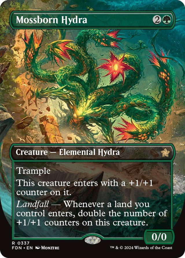 Image for Mossborn Hydra (Borderless) (337) (Foundations) - Magic: The Gathering