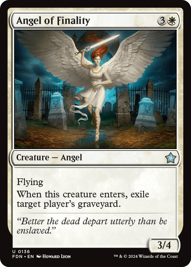 Image for Angel of Finality (136) (Foil) (Foundations) - Magic: The Gathering