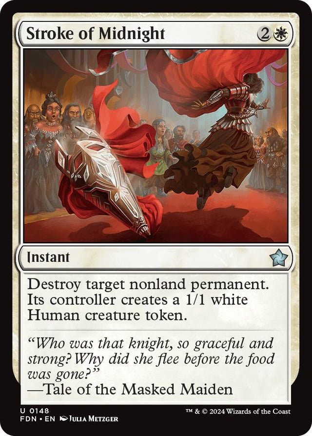 Image for Stroke of Midnight (148) (Foil) (Foundations) - Magic: The Gathering