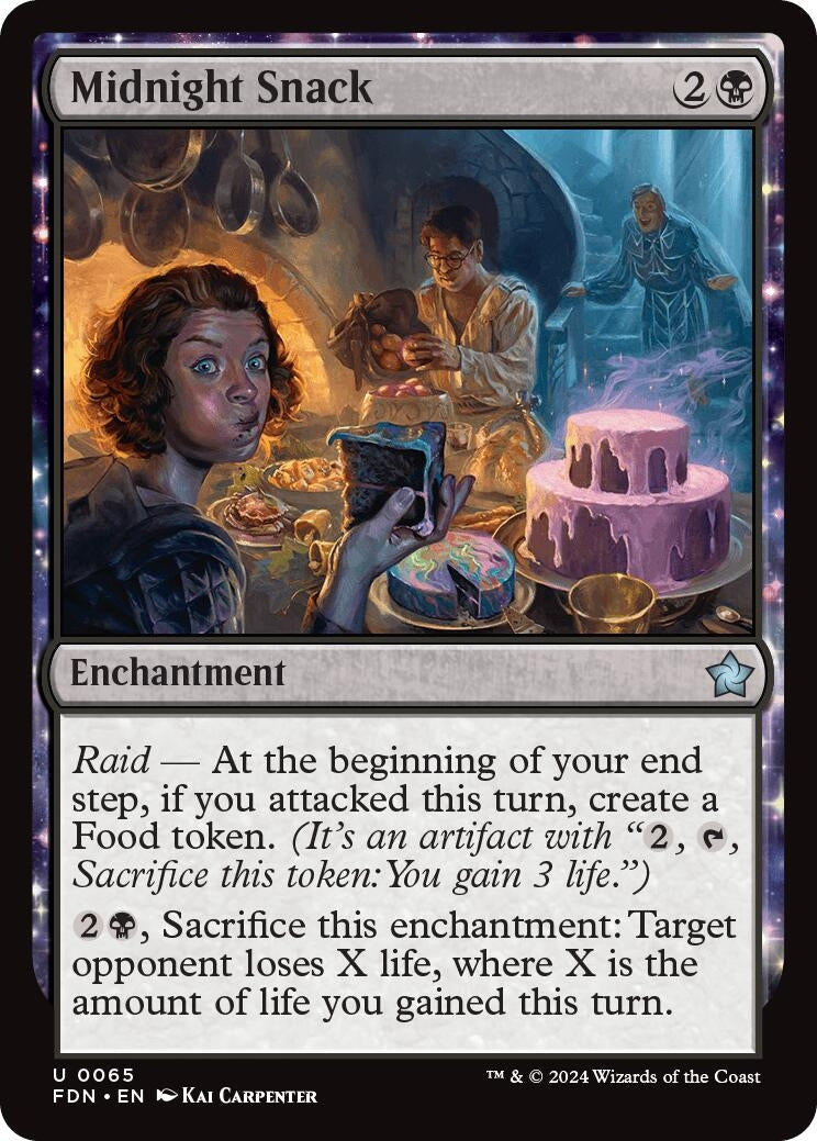 Image for Midnight Snack (65) (Foil) (Foundations) - Magic: The Gathering