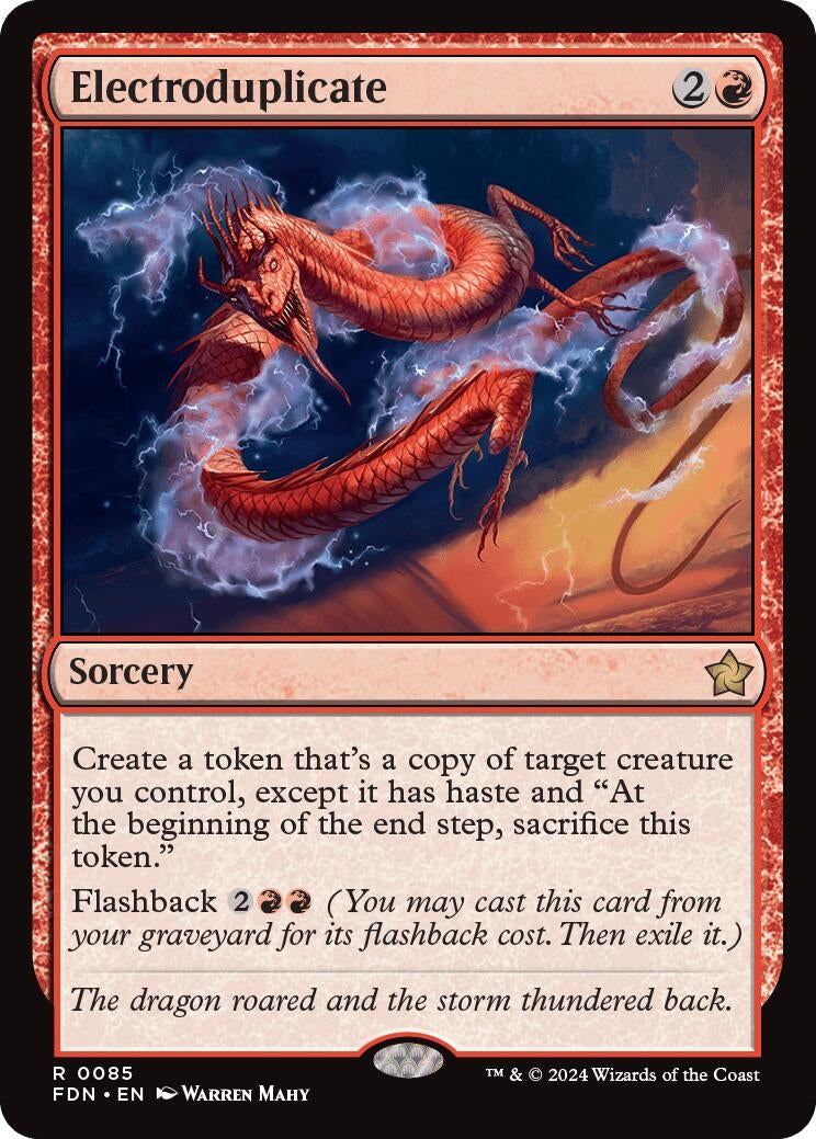 Image for Electroduplicate (85) (Foil) (Foundations) - Magic: The Gathering