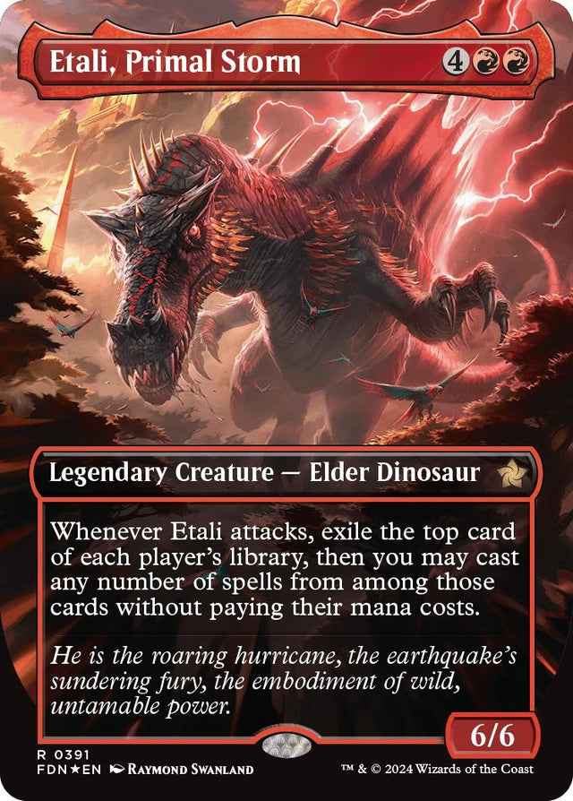 Image for Etali, Primal Storm (Borderless) (Mana Foil) (391) (Foil) (Foundations) - Magic: The Gathering