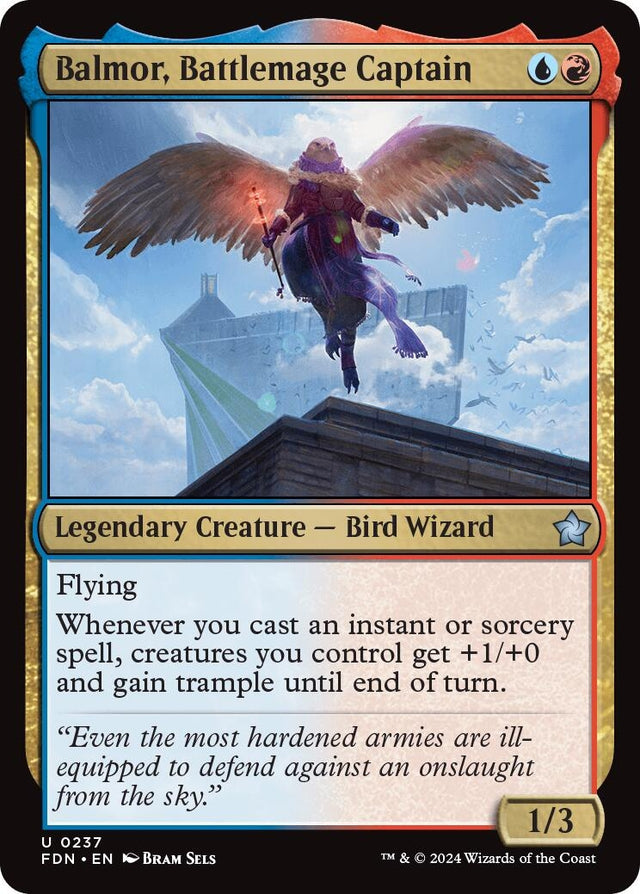 Image for Balmor, Battlemage Captain (237) (Foil) (Foundations) - Magic: The Gathering