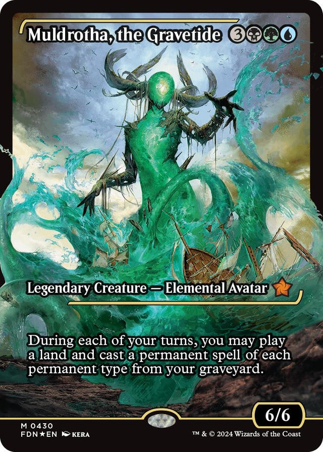 Image for Muldrotha, the Gravetide (Showcase) (430) (Foil) (Foundations) - Magic: The Gathering