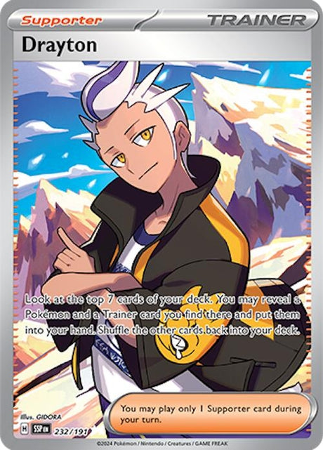 Image for Drayton (232/191) (SV08: Surging Sparks) - Pokemon