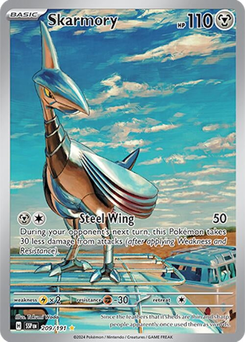 Image for Skarmory (209/191) (SV08: Surging Sparks) - Pokemon