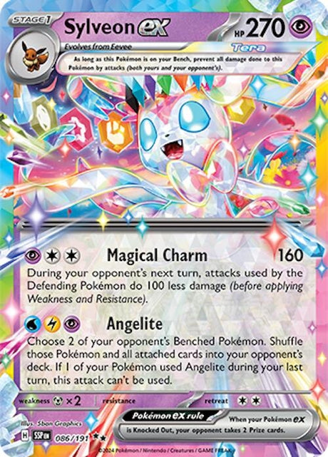 Image for Sylveon ex (086/191) (SV08: Surging Sparks) - Pokemon