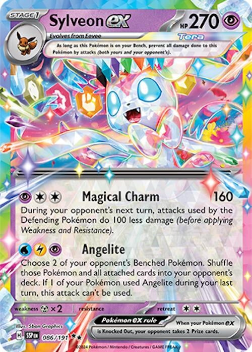 Image for Sylveon ex (086/191) (SV08: Surging Sparks) - Pokemon