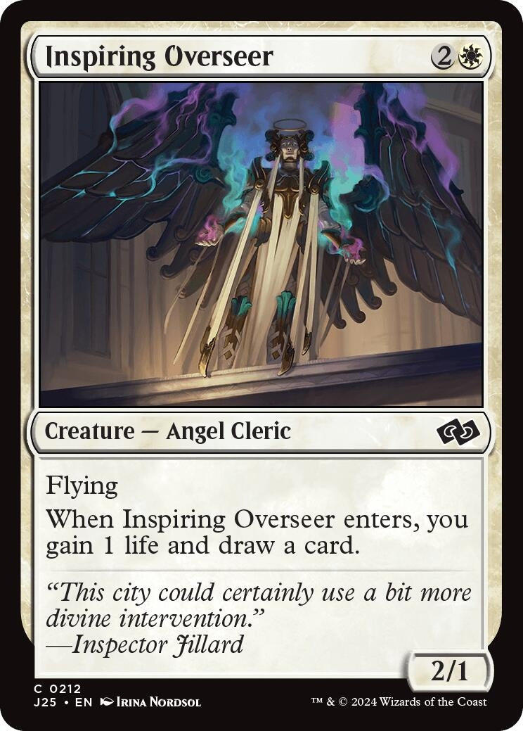 Image for Inspiring Overseer (212) (Foundations Jumpstart) - Magic: The Gathering
