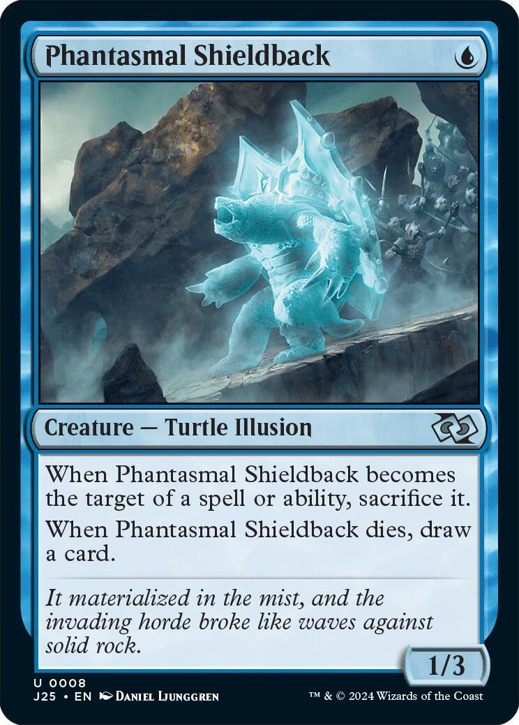 Image for Phantasmal Shieldback (8) (Foundations Jumpstart) - Magic: The Gathering