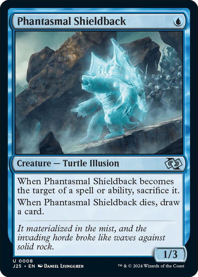 Image for Phantasmal Shieldback (8) (Foundations Jumpstart) - Magic: The Gathering
