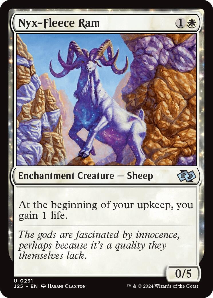 Image for Nyx-Fleece Ram (231) (Foundations Jumpstart) - Magic: The Gathering