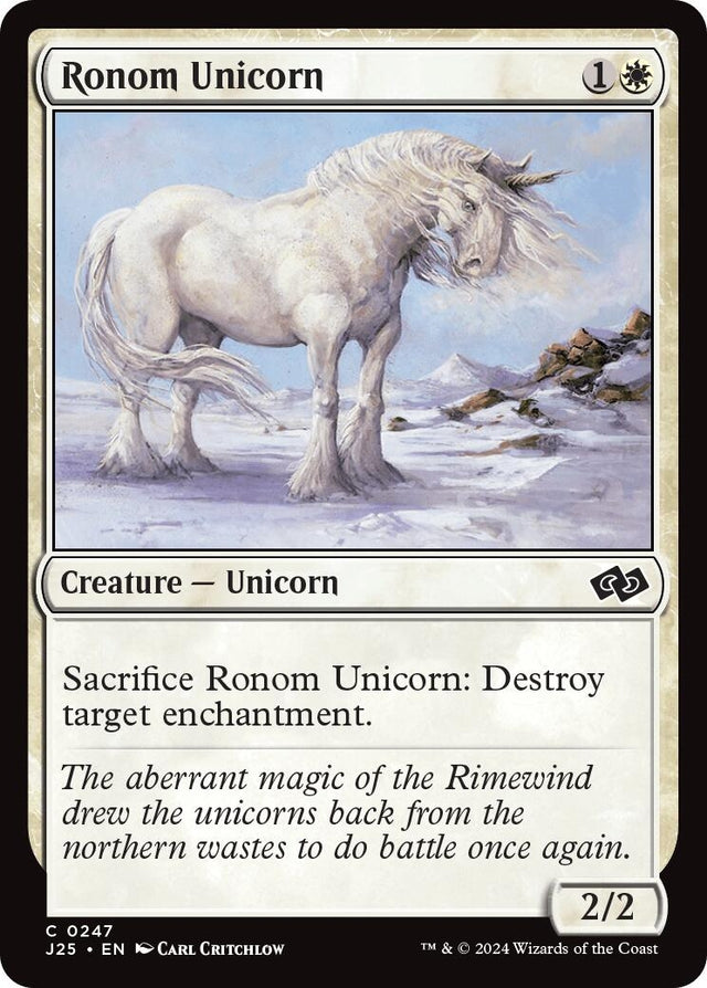 Image for Ronom Unicorn (247) (Foundations Jumpstart) - Magic: The Gathering