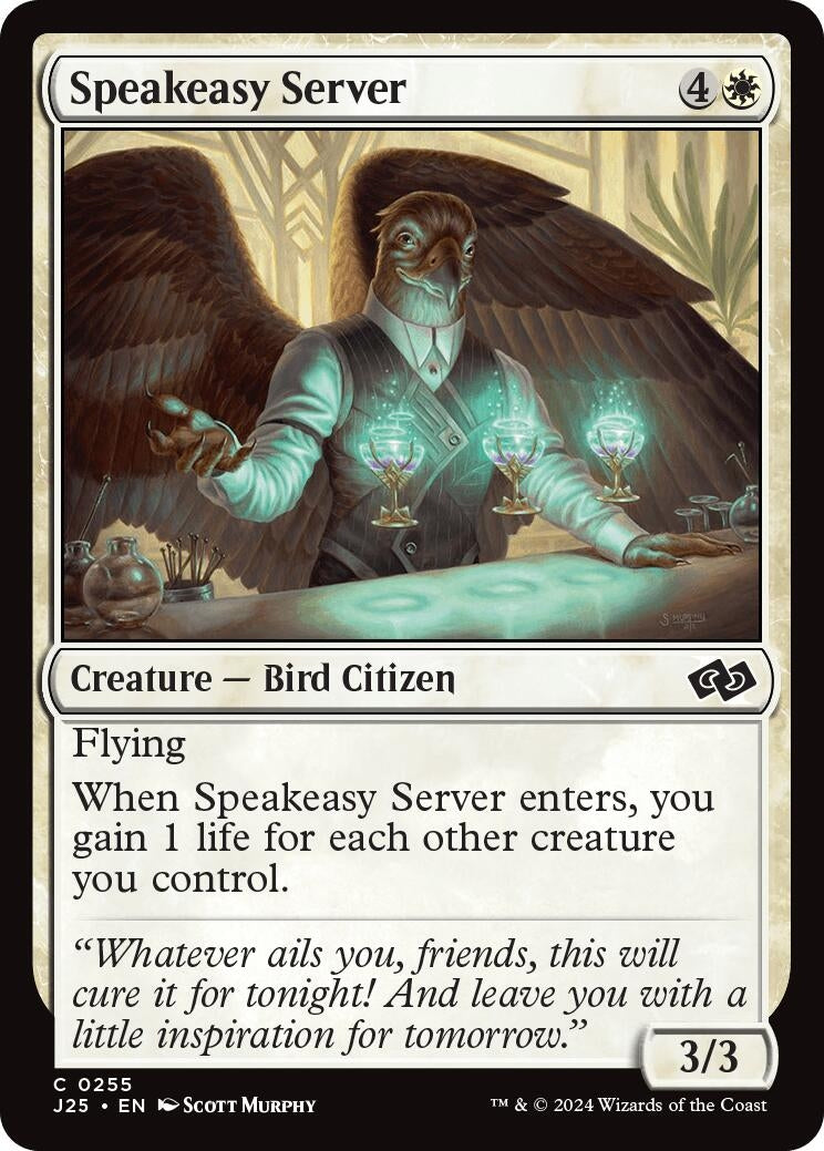 Image for Speakeasy Server (255) (Foundations Jumpstart) - Magic: The Gathering