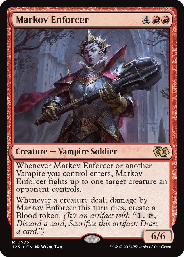 Image for Markov Enforcer (575) (Foundations Jumpstart) - Magic: The Gathering
