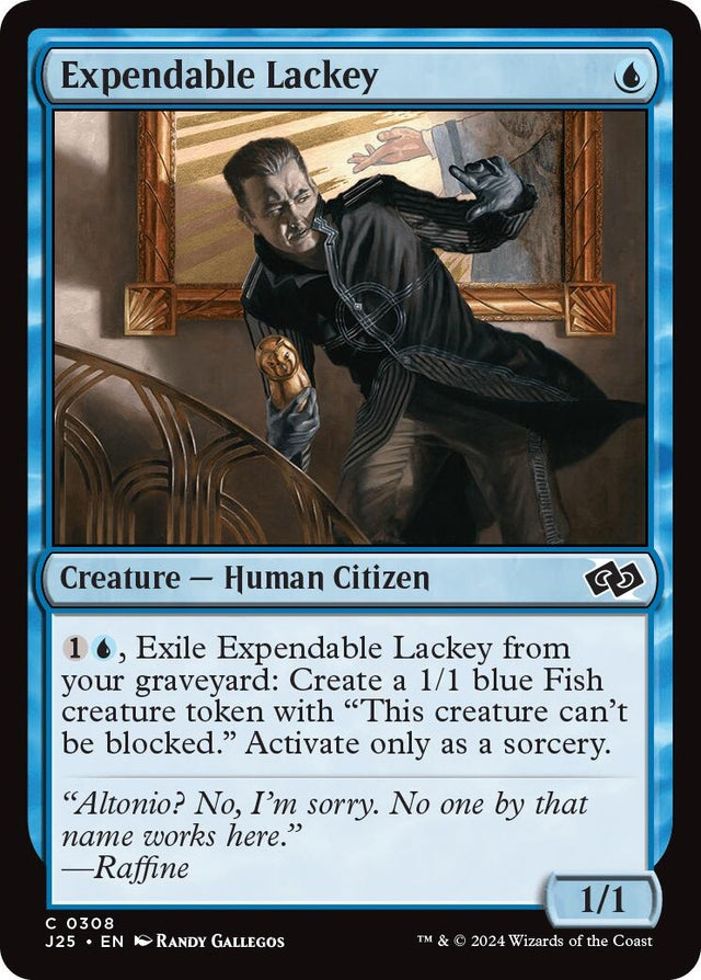 Image for Expendable Lackey (308) (Foundations Jumpstart) - Magic: The Gathering