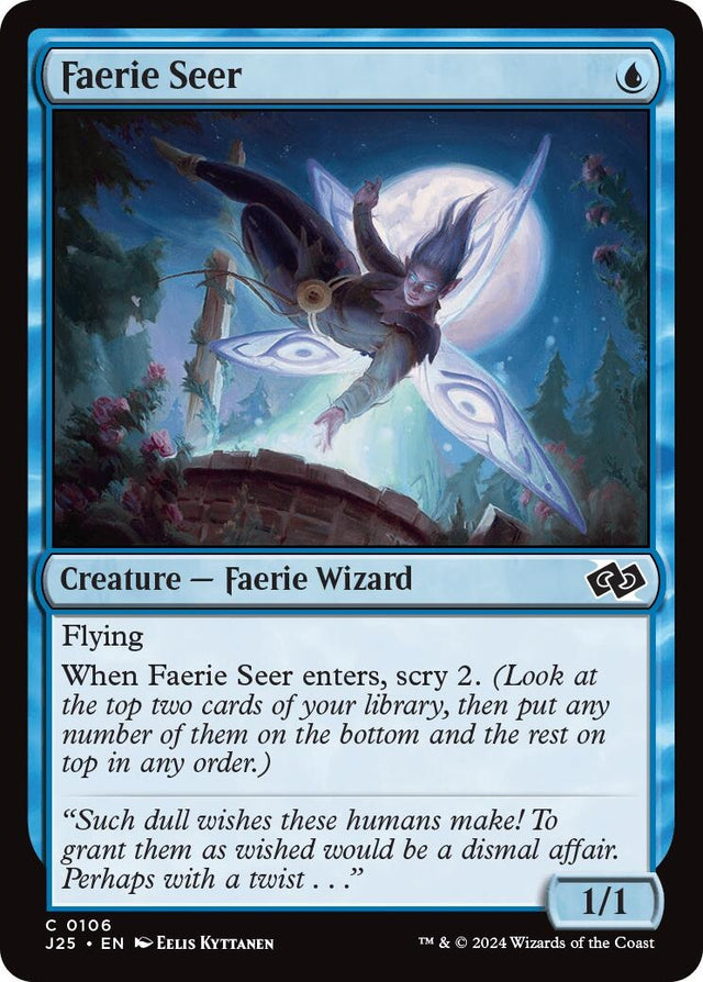 Image for Faerie Seer (106) (Foundations Jumpstart) - Magic: The Gathering