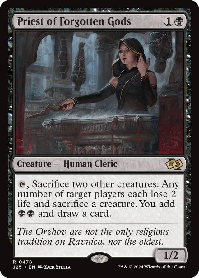Image for Priest of Forgotten Gods (478) (Foundations Jumpstart) - Magic: The Gathering