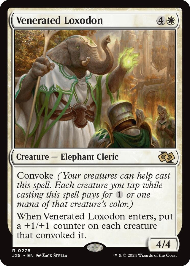 Image for Venerated Loxodon (278) (Foundations Jumpstart) - Magic: The Gathering