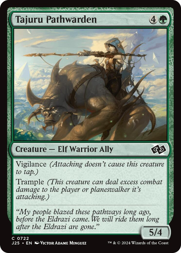 Image for Tajuru Pathwarden (722) (Foundations Jumpstart) - Magic: The Gathering