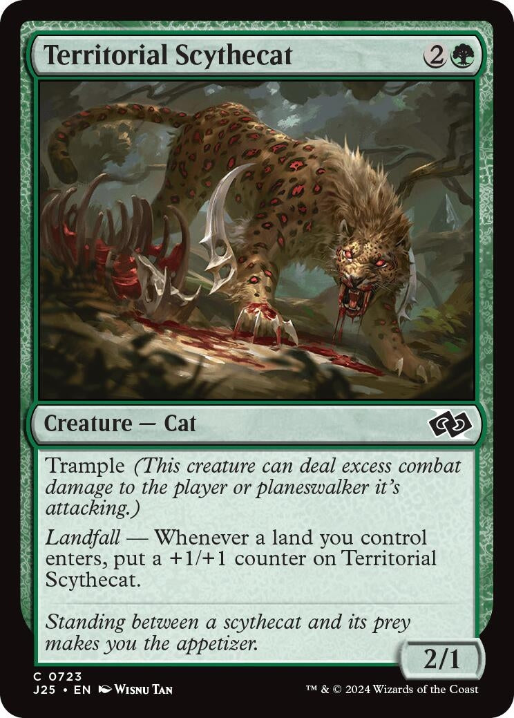 Image for Territorial Scythecat (723) (Foundations Jumpstart) - Magic: The Gathering