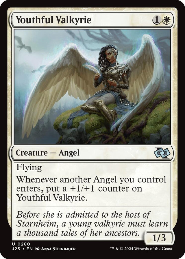 Image for Youthful Valkyrie (280) (Foundations Jumpstart) - Magic: The Gathering