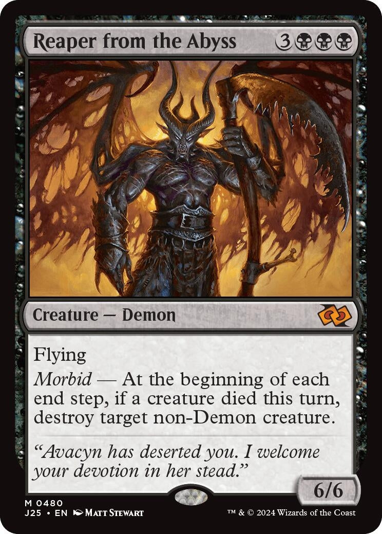 Image for Reaper from the Abyss (480) (Foundations Jumpstart) - Magic: The Gathering