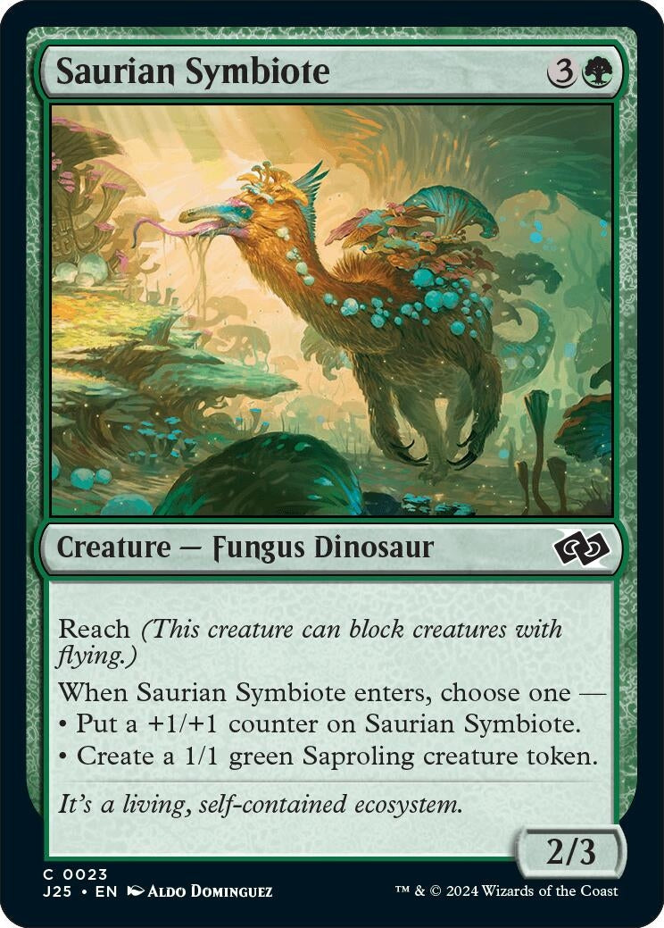 Image for Saurian Symbiote (23) (Foundations Jumpstart) - Magic: The Gathering
