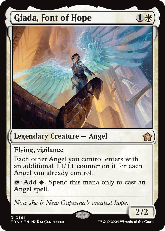 Image for Giada, Font of Hope (141) (Foil) (Foundations) - Magic: The Gathering