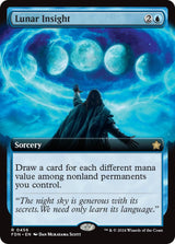 Image for Lunar Insight (Extended Art) (456) (Foil) (Foundations) - Magic: The Gathering