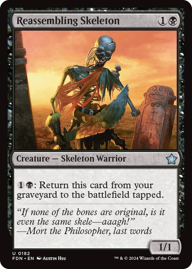 Image for Reassembling Skeleton (182) (Foundations) - Magic: The Gathering