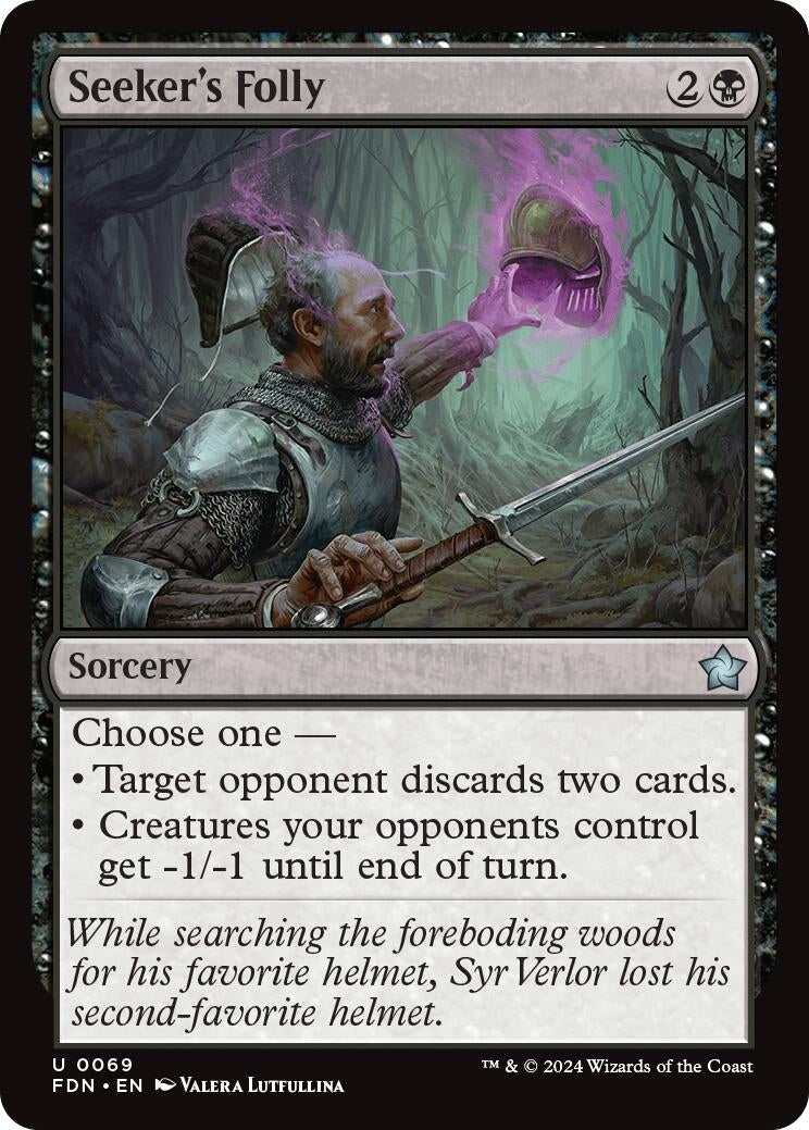 Image for Seeker's Folly (69) (Foundations) - Magic: The Gathering