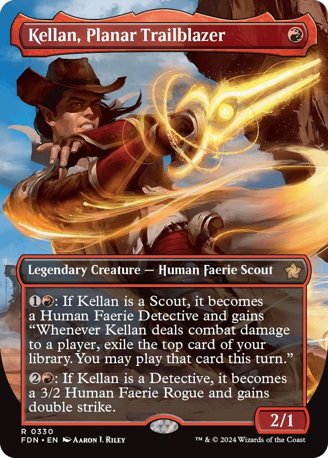 Image for Kellan, Planar Trailblazer (Borderless) (330) (Foil) (Foundations) - Magic: The Gathering