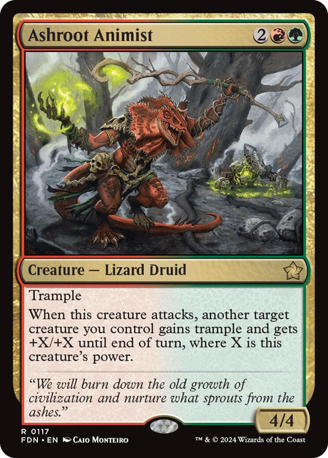 Image for Ashroot Animist (117) (Foundations) - Magic: The Gathering
