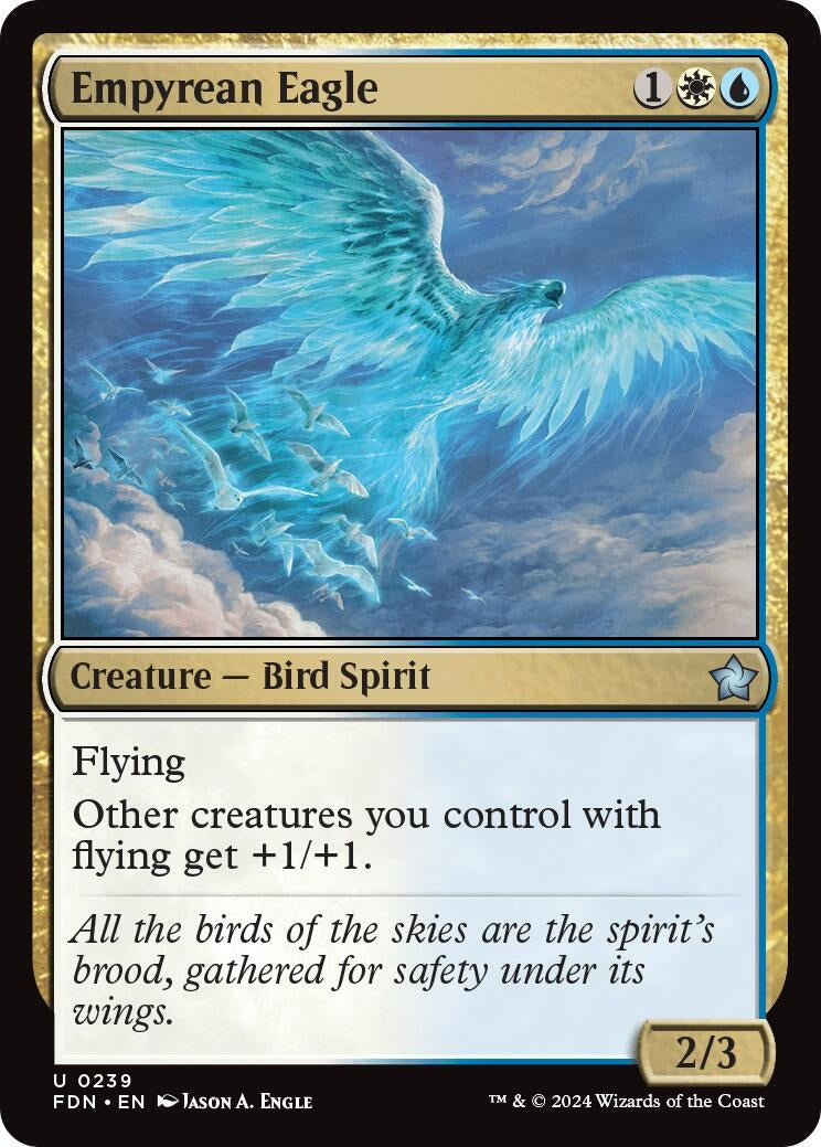 Image for Empyrean Eagle (239) (Foil) (Foundations) - Magic: The Gathering