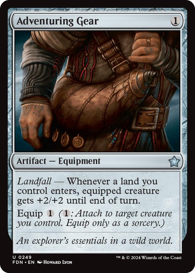 Image for Adventuring Gear (249) (Foil) (Foundations) - Magic: The Gathering