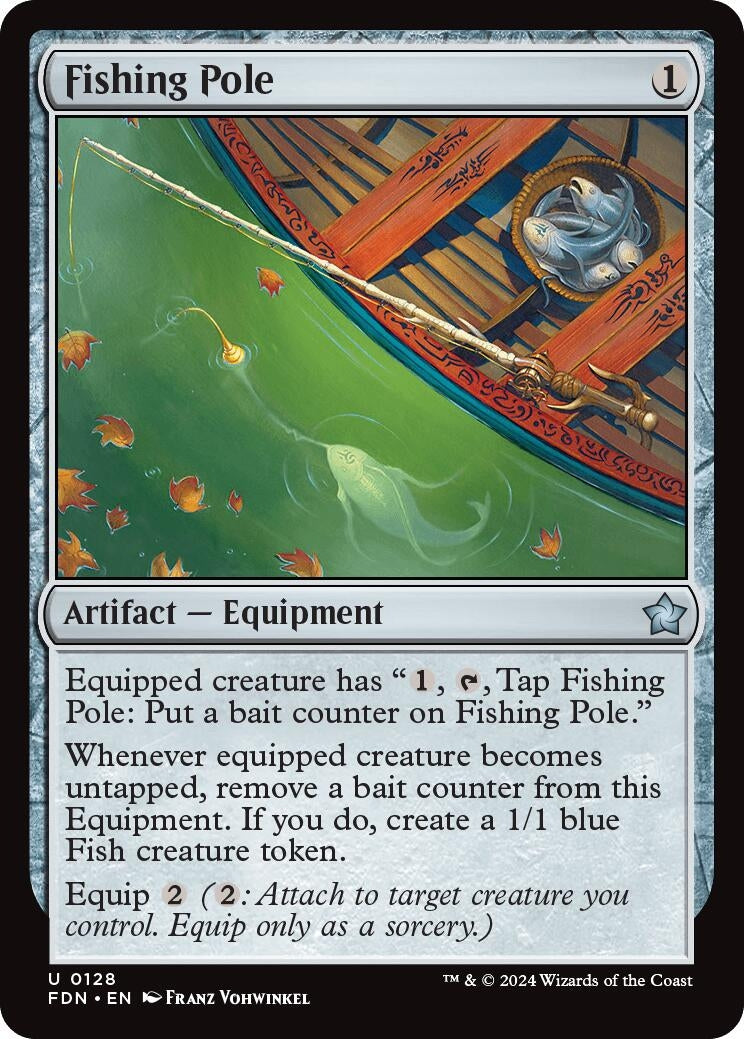 Image for Fishing Pole (128) (Foil) (Foundations) - Magic: The Gathering