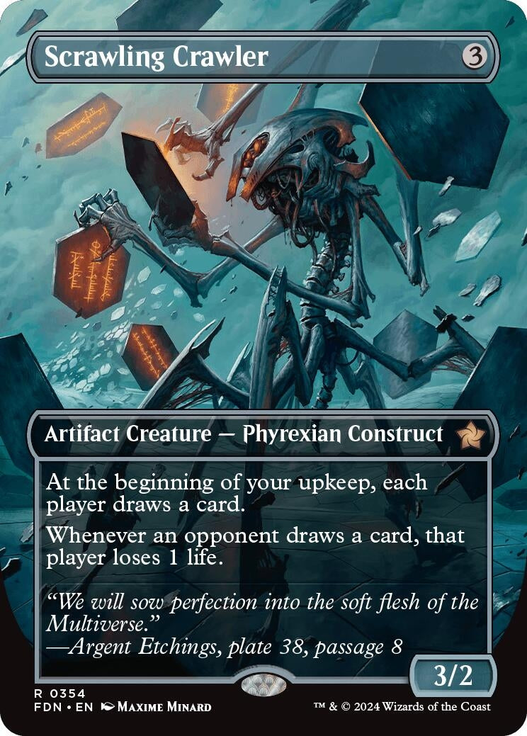 Image for Scrawling Crawler (Borderless) (354) (Foil) (Foundations) - Magic: The Gathering