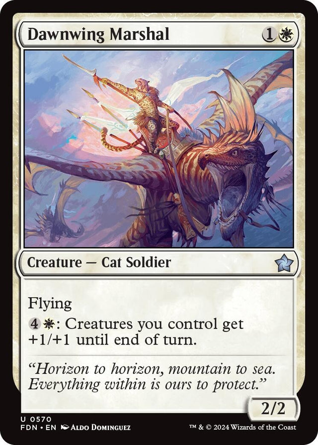 Image for Dawnwing Marshal (570) (Foundations) - Magic: The Gathering