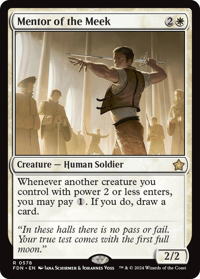 Image for Mentor of the Meek (578) (Foundations) - Magic: The Gathering
