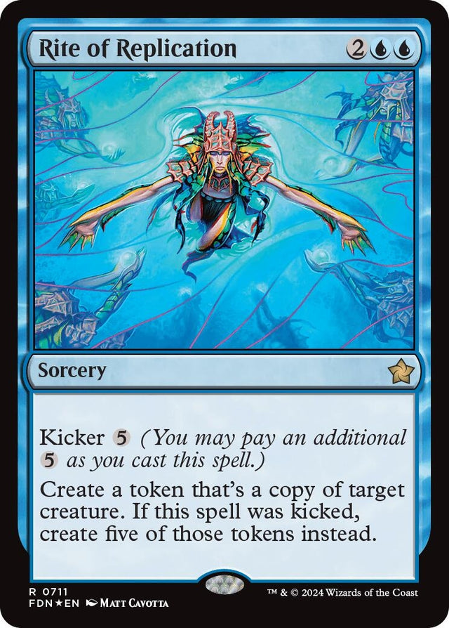 Image for Rite of Replication (711) (Foil) (Foundations) - Magic: The Gathering