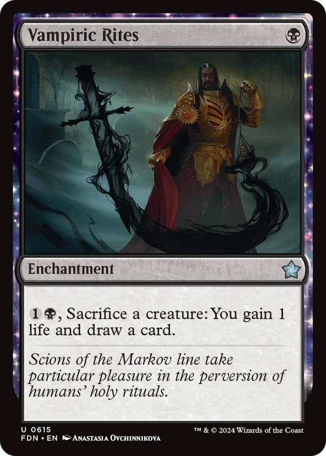 Image for Vampiric Rites (615) (Foundations) - Magic: The Gathering